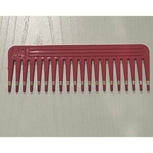 Vintage Mebco Volume‎ Comb Twice Dipped Wide Tooth 80-90's Pink W White/Pnk Tips